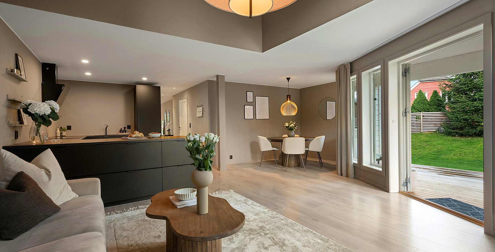 Warm premium apartment interior